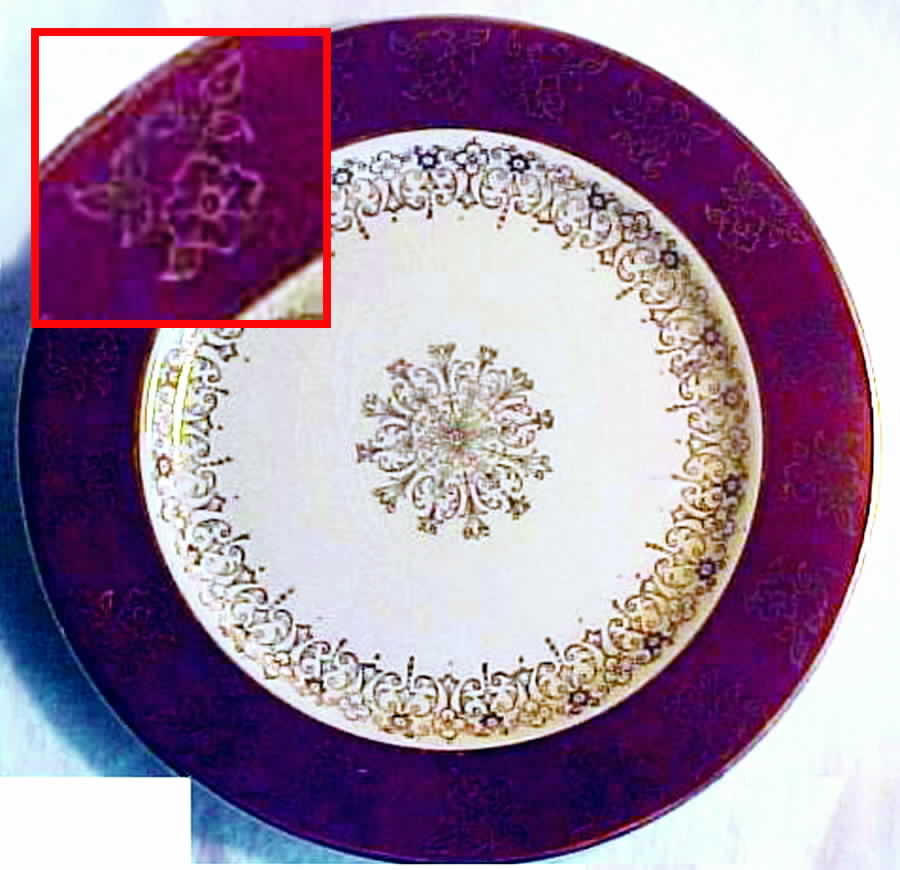 Regis Gold Dinner Plate by John Maddock & Sons-1