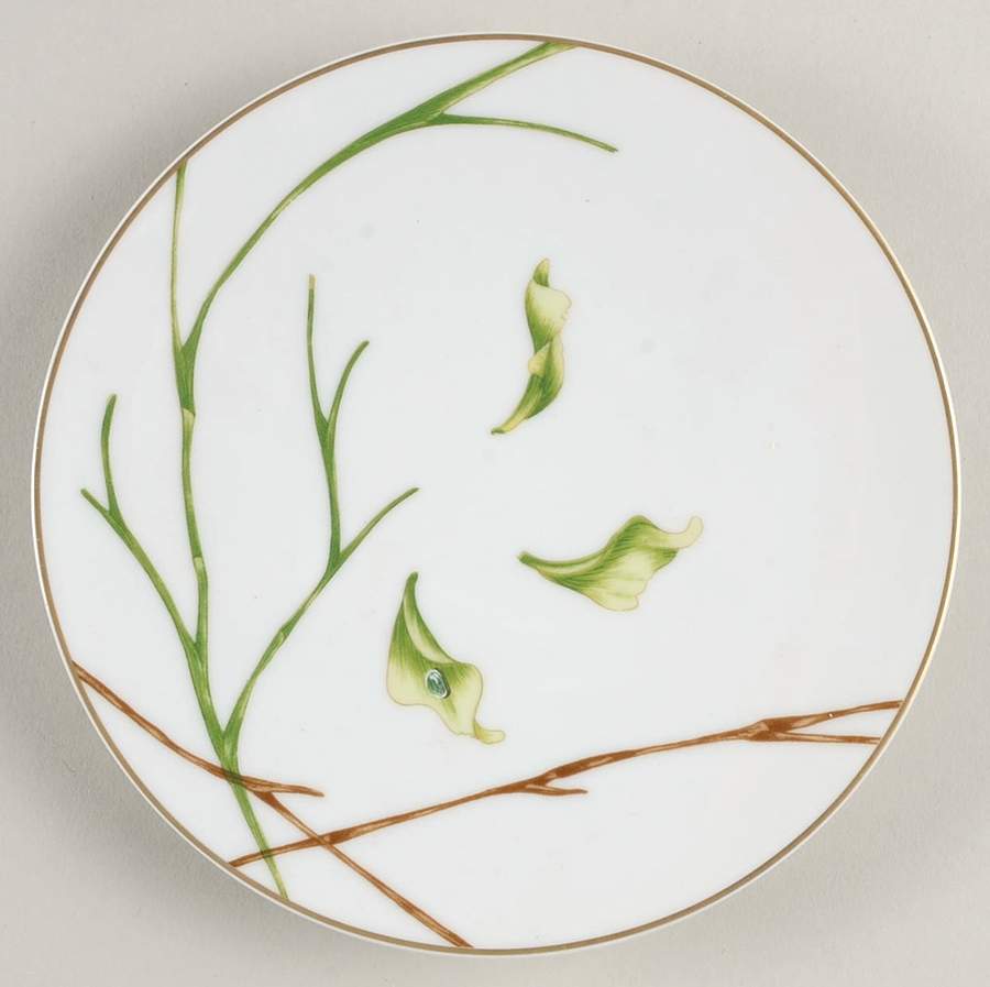 Jardin De Flore (Envie Shape) Bread & Butter Plate by Medard de Noblat-1