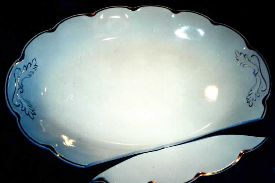 MEA90 16" Oval Serving Platter by Alfred Meakin-1