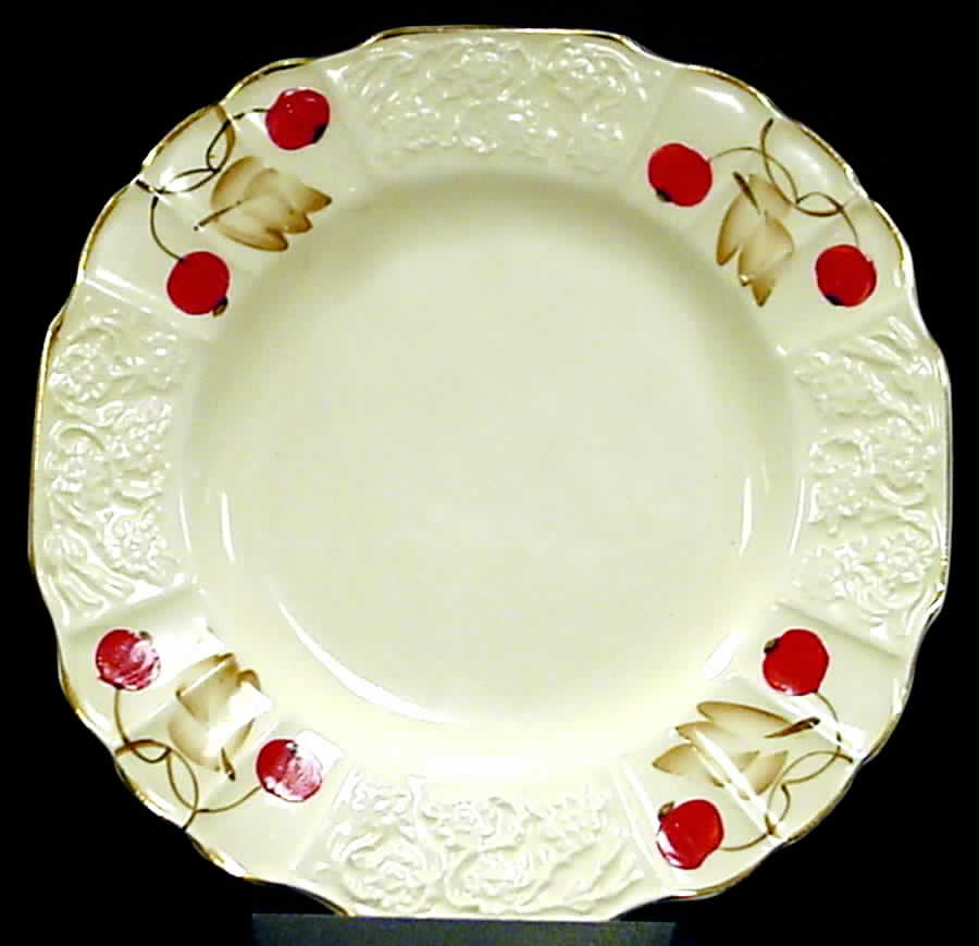 Cherry Ripe Bread & Butter Plate by Myott Staffordshire-1