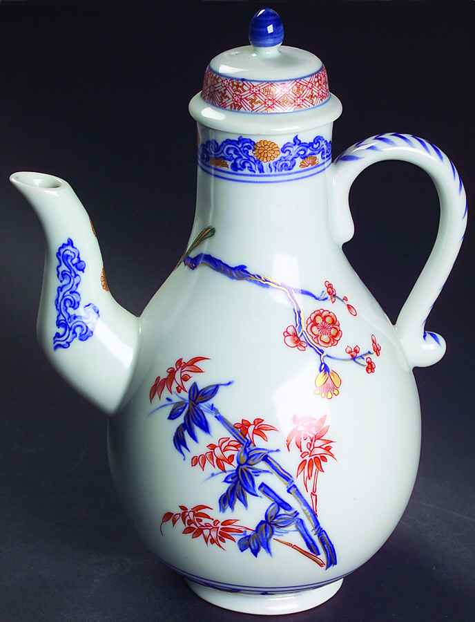 Imari Scroll Coffee Pot & Lid by Mottahedeh-1