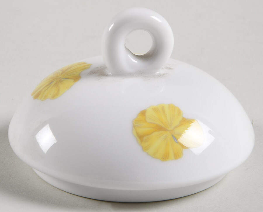Pansy Blue Lid for Sugar Bowl by Mikasa-1