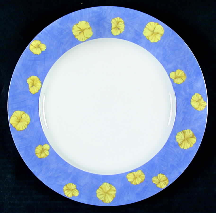 Pansy Blue Dinner Plate by Mikasa-1
