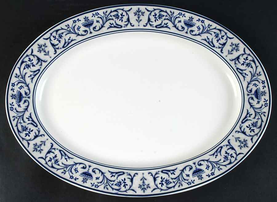 Lyrique 15" Oval Serving Platter by Mikasa-1