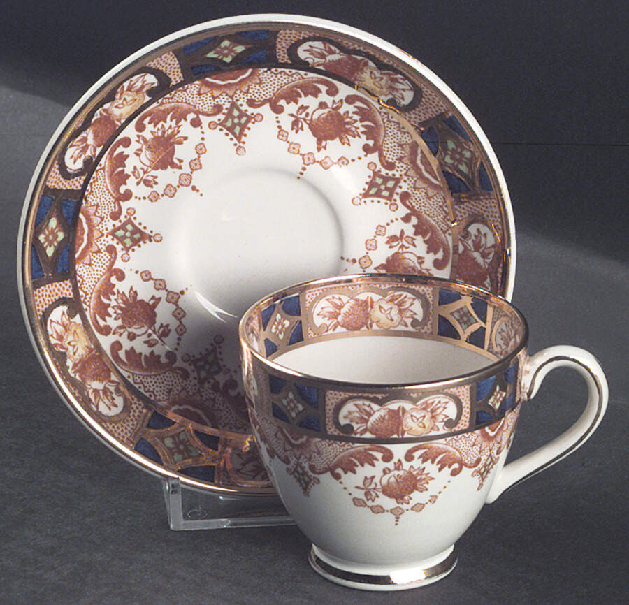Chatsworth Footed Demitasse Cup & Saucer Set by John Maddock & Sons-1