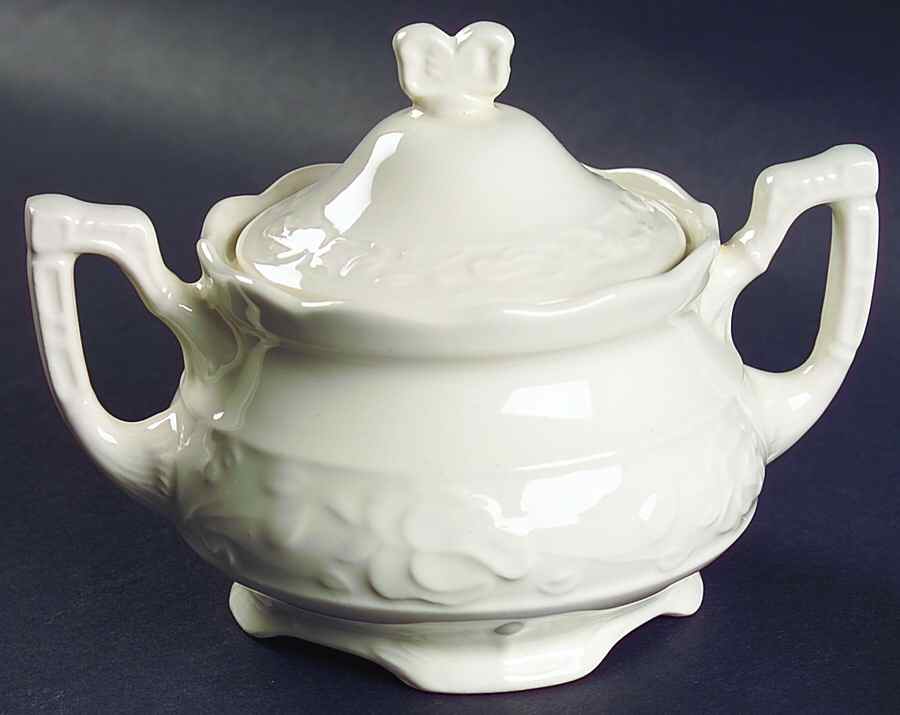 Rosemont Sugar Bowl & Lid by Mount Clemens-1