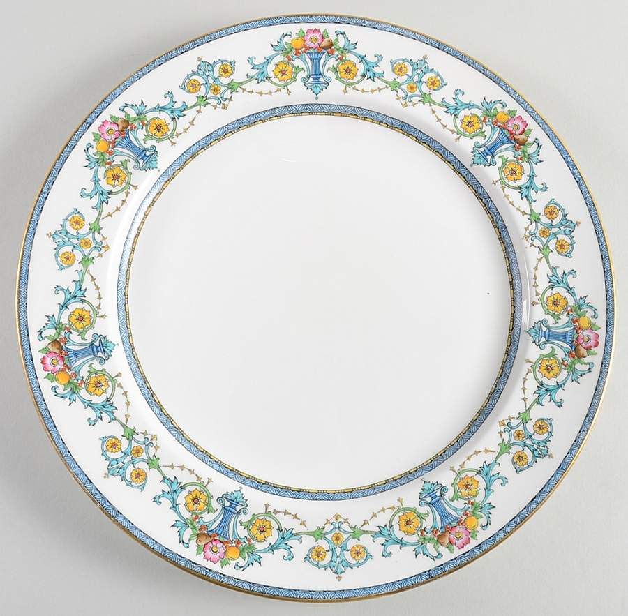 H3667 12" Chop Plate (Round Platter) by Minton-1