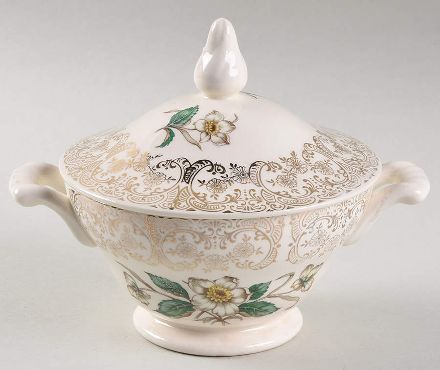 MNR7 Sugar Bowl & Lid by Mount Clemens-1