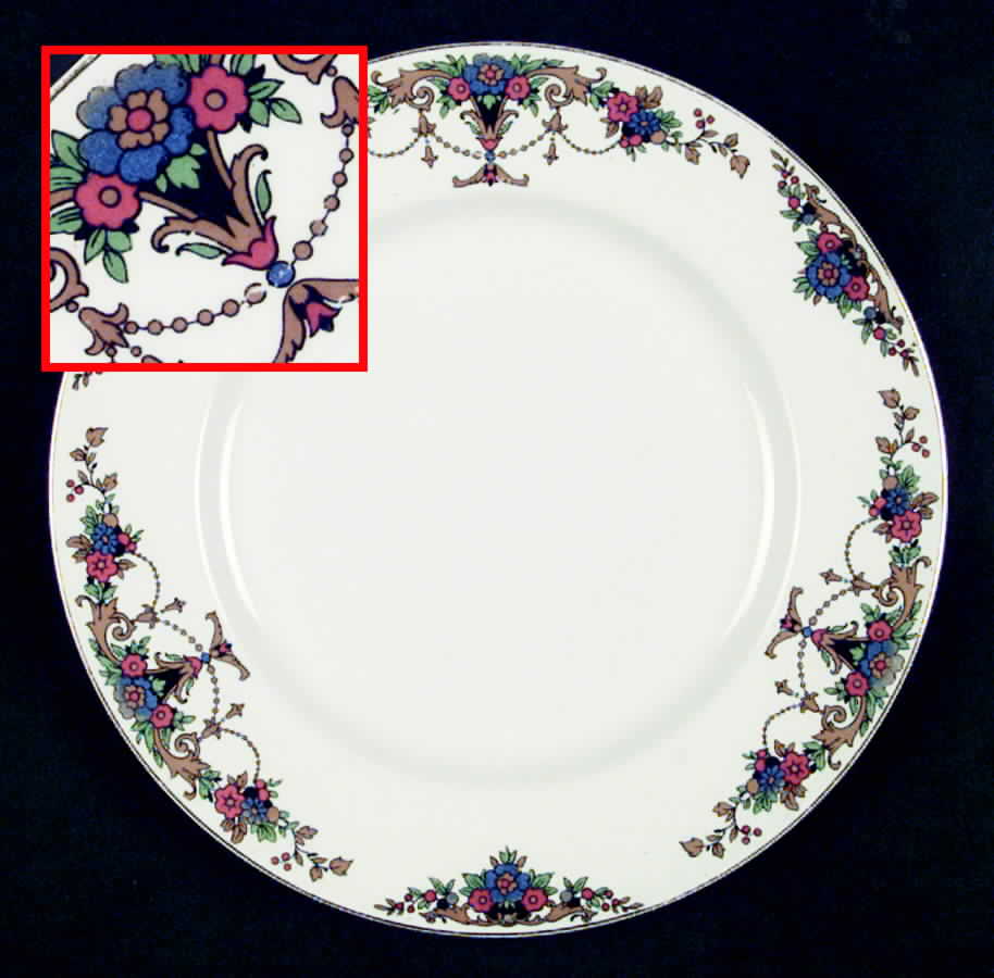 MEA96 Luncheon Plate by Alfred Meakin-1