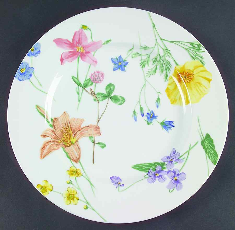 Floral Splendor 12" Chop Plate (Round Platter) by Mikasa-1
