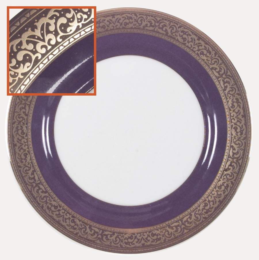 Magnificence Solids Salad Plate by Muirfield-1