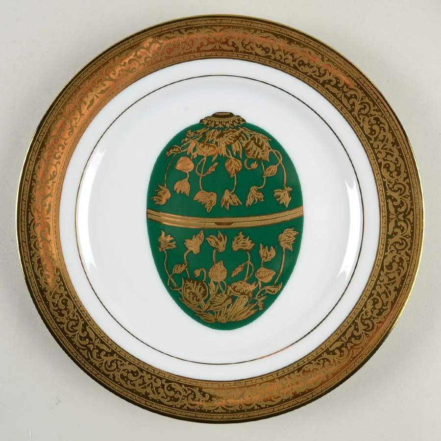 Magnificence Eggs Gold Salad/Dessert Plate by Muirfield-1
