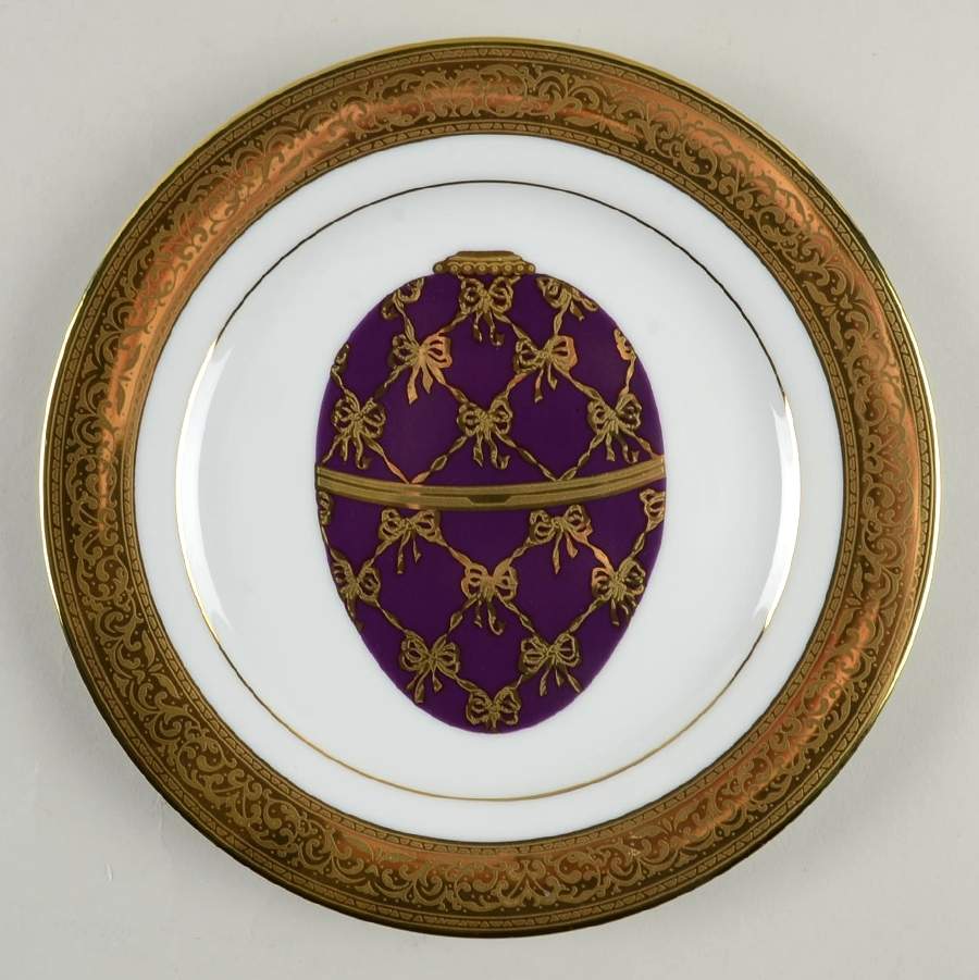 Magnificence Eggs Gold Salad/Dessert Plate by Muirfield-1