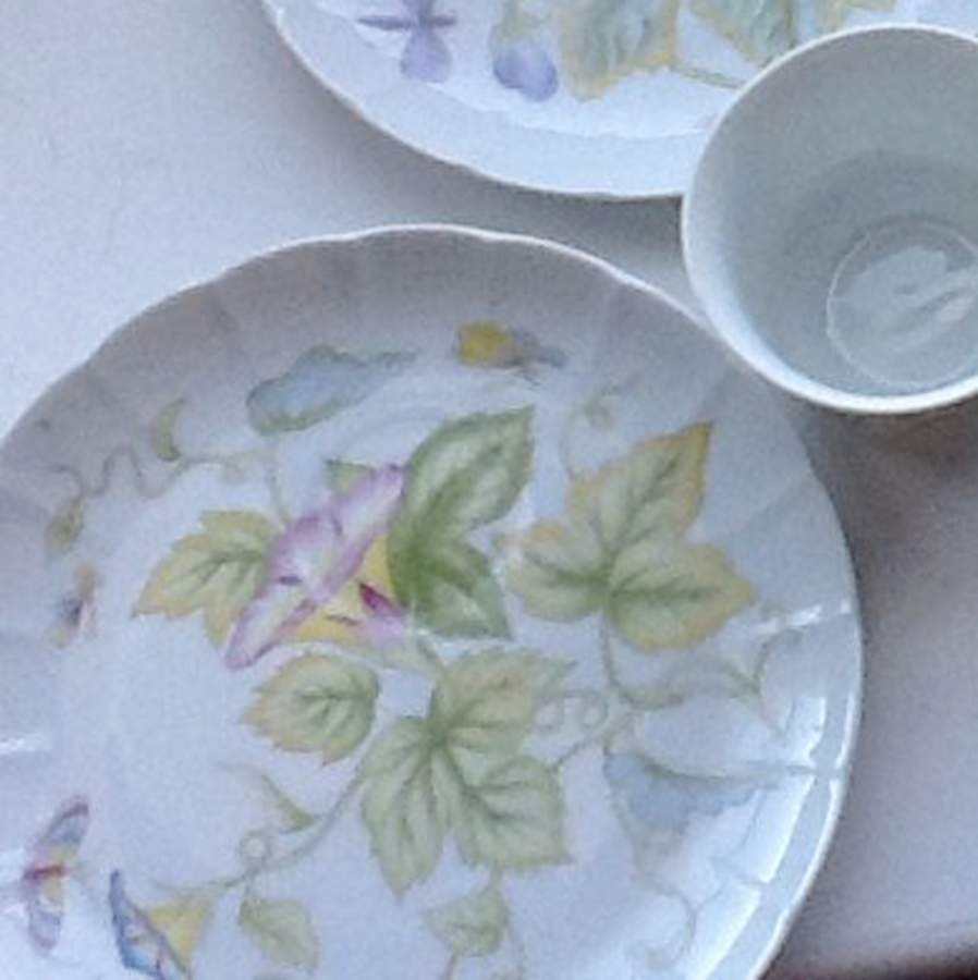Kent Garden Snack Plate & Cup Set by Seymour Mann-1