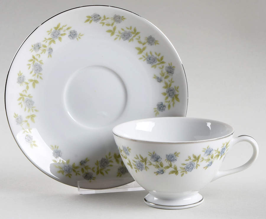 Hampton (Smooth) Footed Cup & Saucer Set by Mt Hira-1