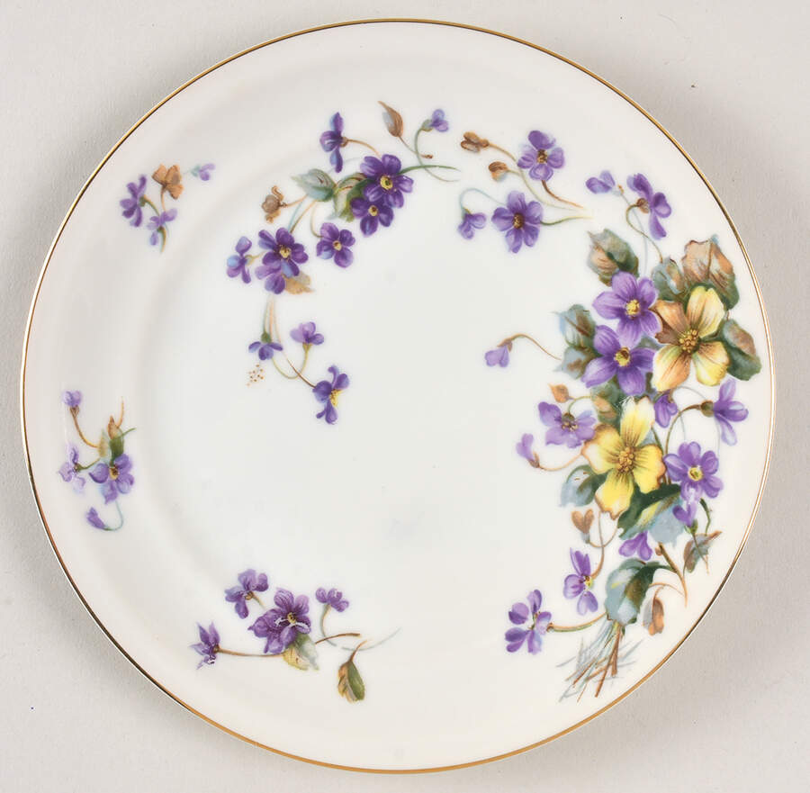 Adele (Orleans Shape, Narrow Rim) Salad Plate by Meito-1