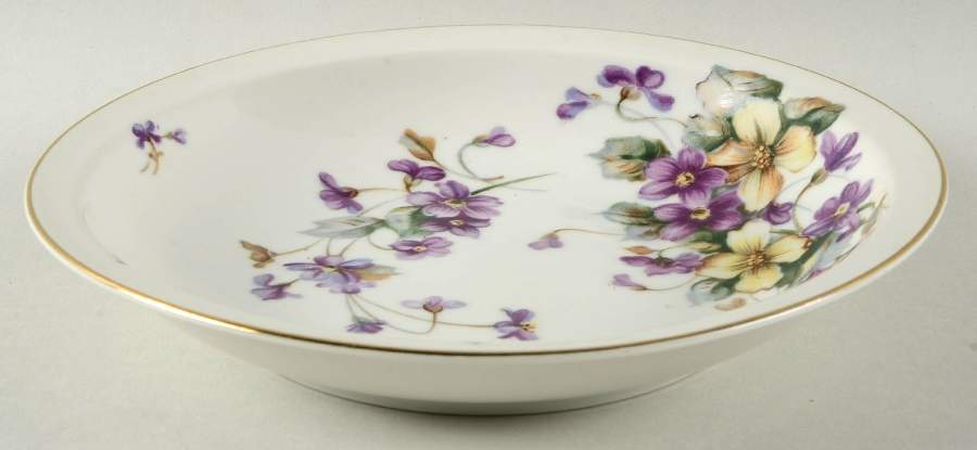 Adele (Orleans Shape, Narrow Rim) Rim Soup Bowl by Meito-1