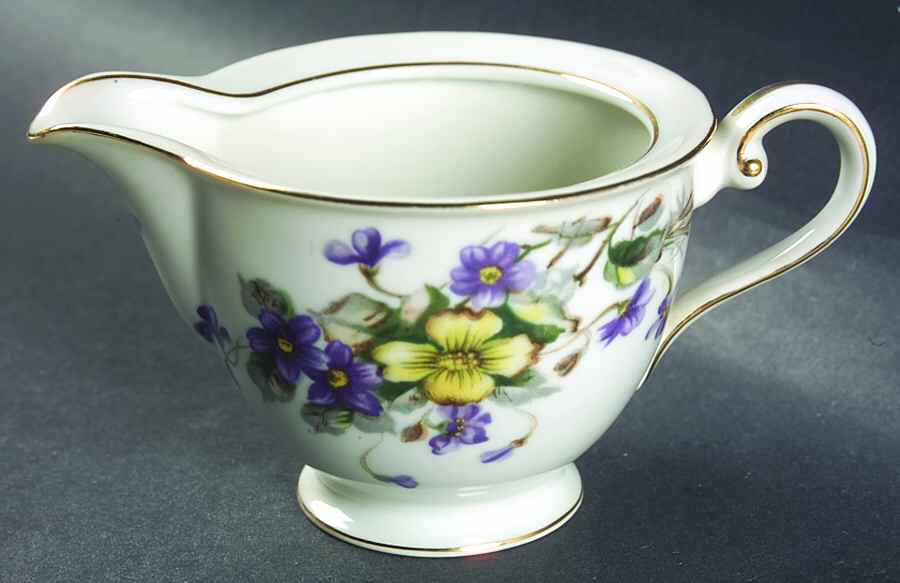 Adele (Orleans Shape, Narrow Rim) Creamer by Meito-1