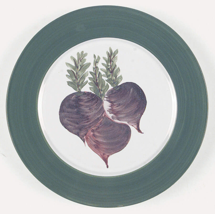 Le Jardon Vegetables Dessert Luncheon Plate by Mesa Intl-1
