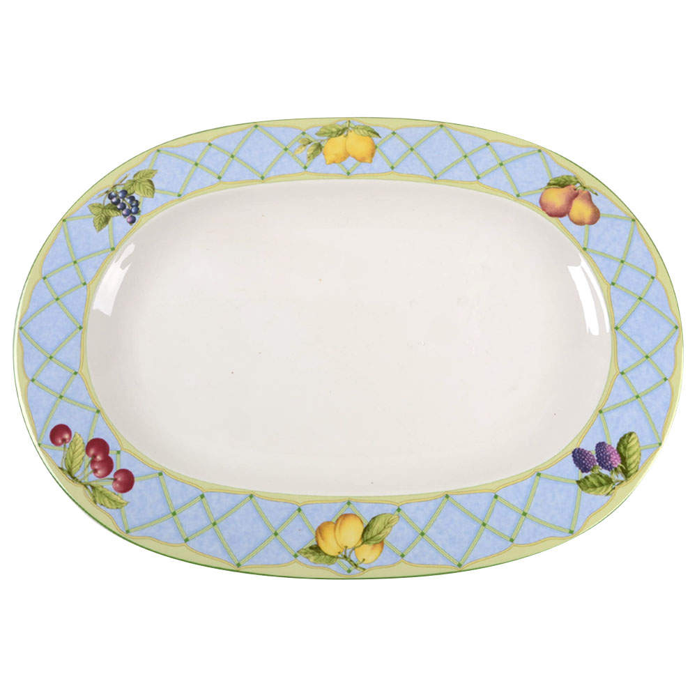 Fruit Rapture 15" Oval Serving Platter by Mikasa-1