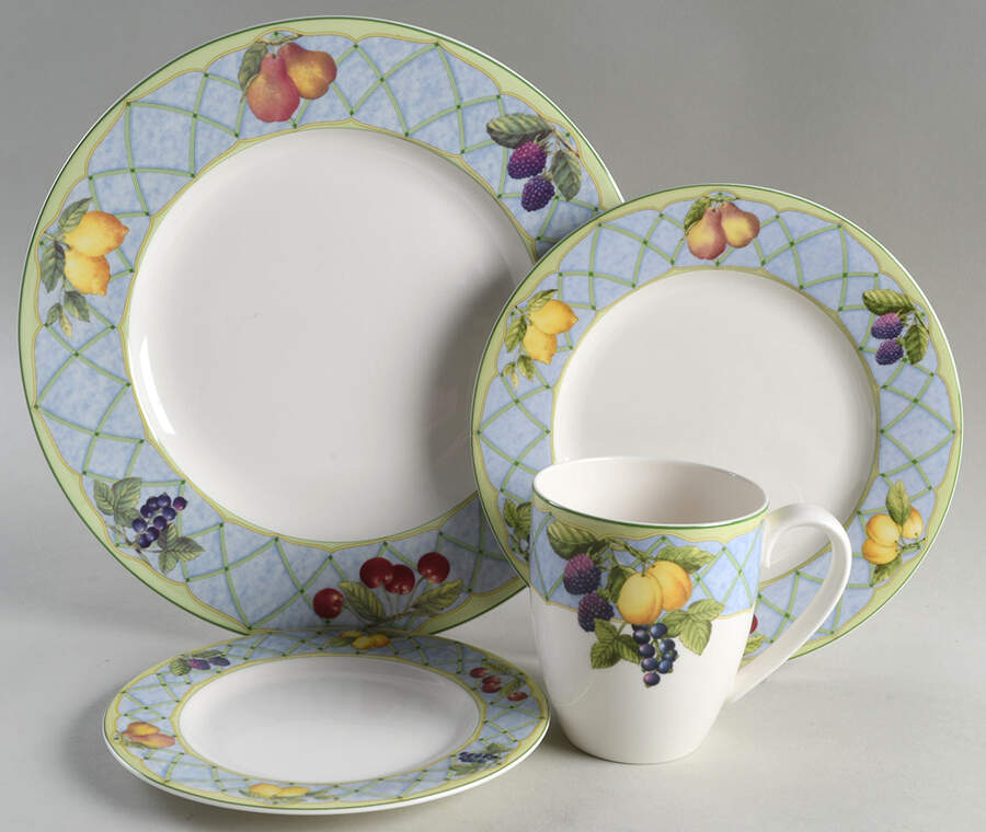 Fruit Rapture 32 Piece Estate Set by Mikasa-1