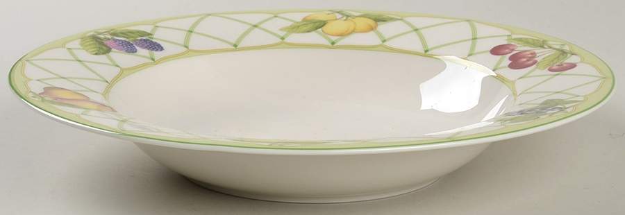 Fruit Rapture Large Rim Soup Bowl by Mikasa-1