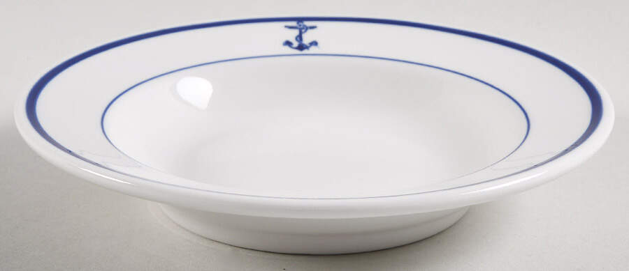 Us Navy Mess-Wardroom Rim Cereal Bowl by Mayer (American)-1
