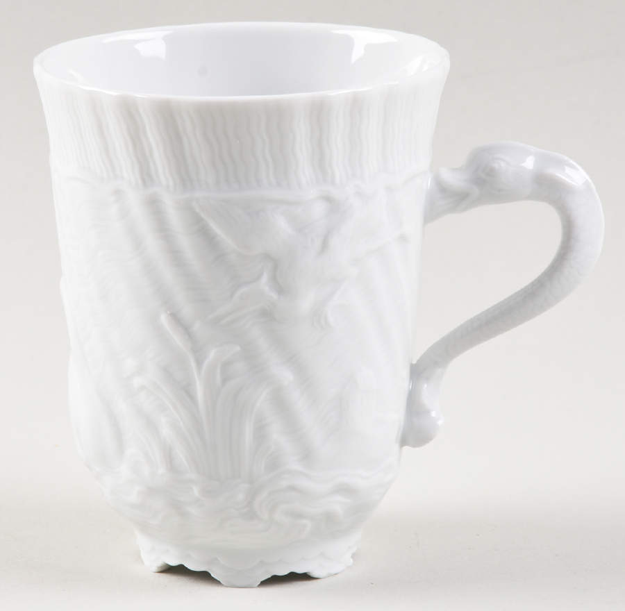 Swan Service (No Trim) Mocha Cup by Meissen (Germany)-1
