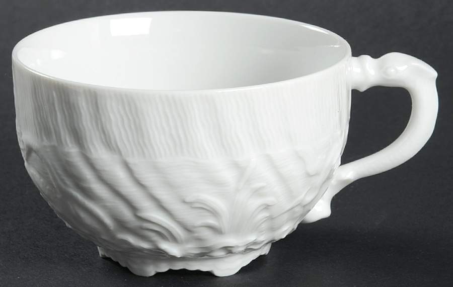 Swan Service (No Trim) Flat Cup by Meissen (Germany)-1