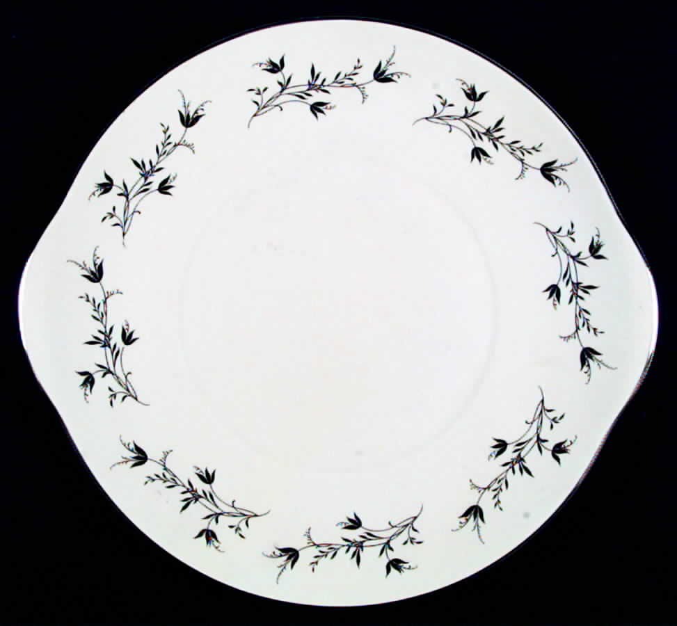 MYF3 Handled Cake Plate by Mayfair (England)-1