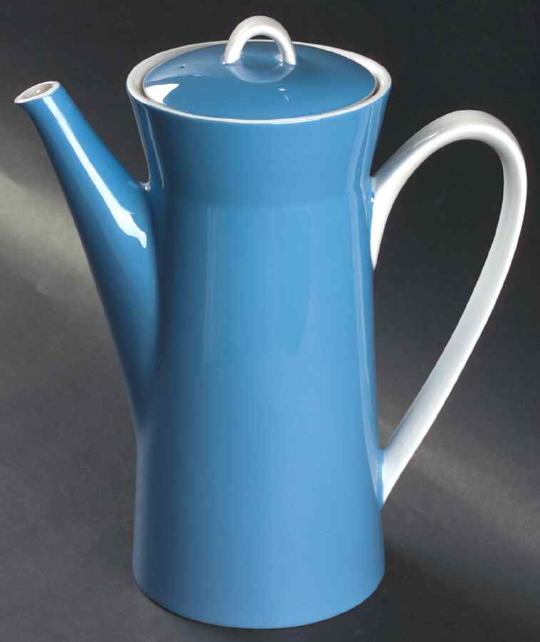 Duplex Light Blue Coffee Pot & Lid by Mikasa-1
