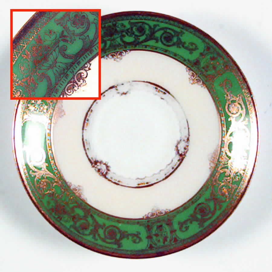 Grasmere Green Saucer for Demitasse Cup by Minton-1
