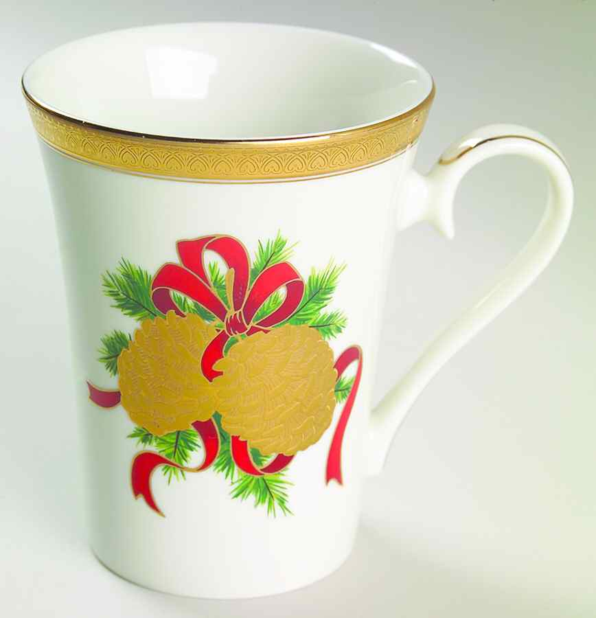 Pine Cones (Gold) Mug by Mikasa-1