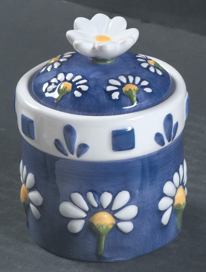 Spring Daisy Sugar Bowl & Lid by Majesticware-1