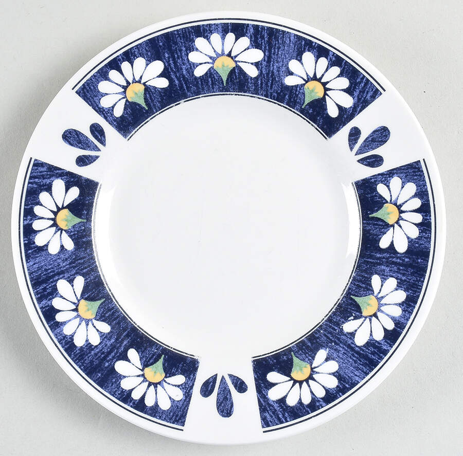 Spring Daisy Bread & Butter Plate by Majesticware-1