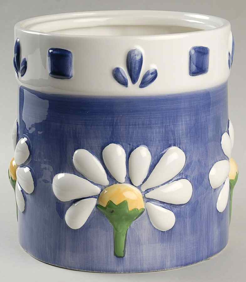 Spring Daisy Cookie Jar No Lid by Majesticware-1