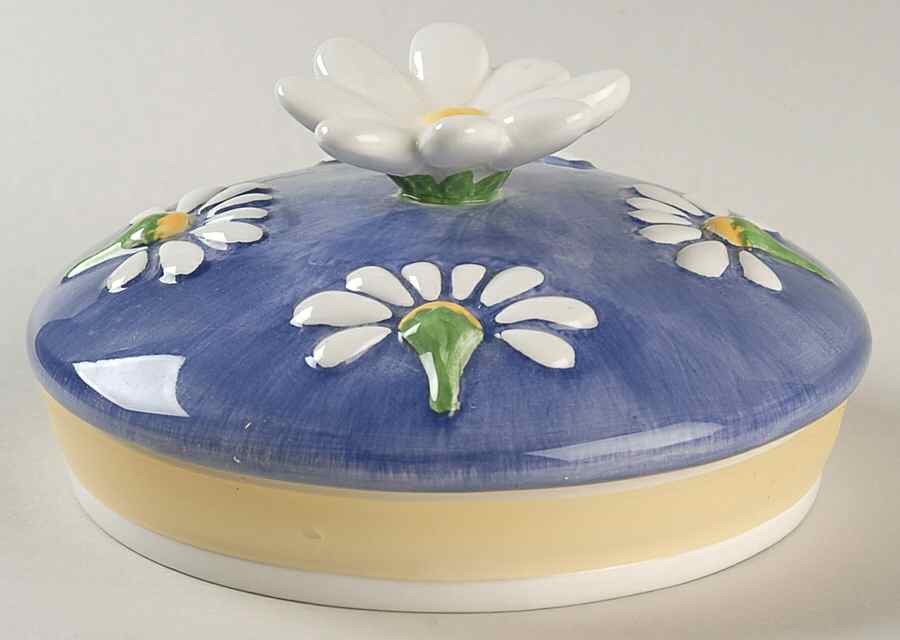 Spring Daisy Lid for Cookie Jar by Majesticware-1