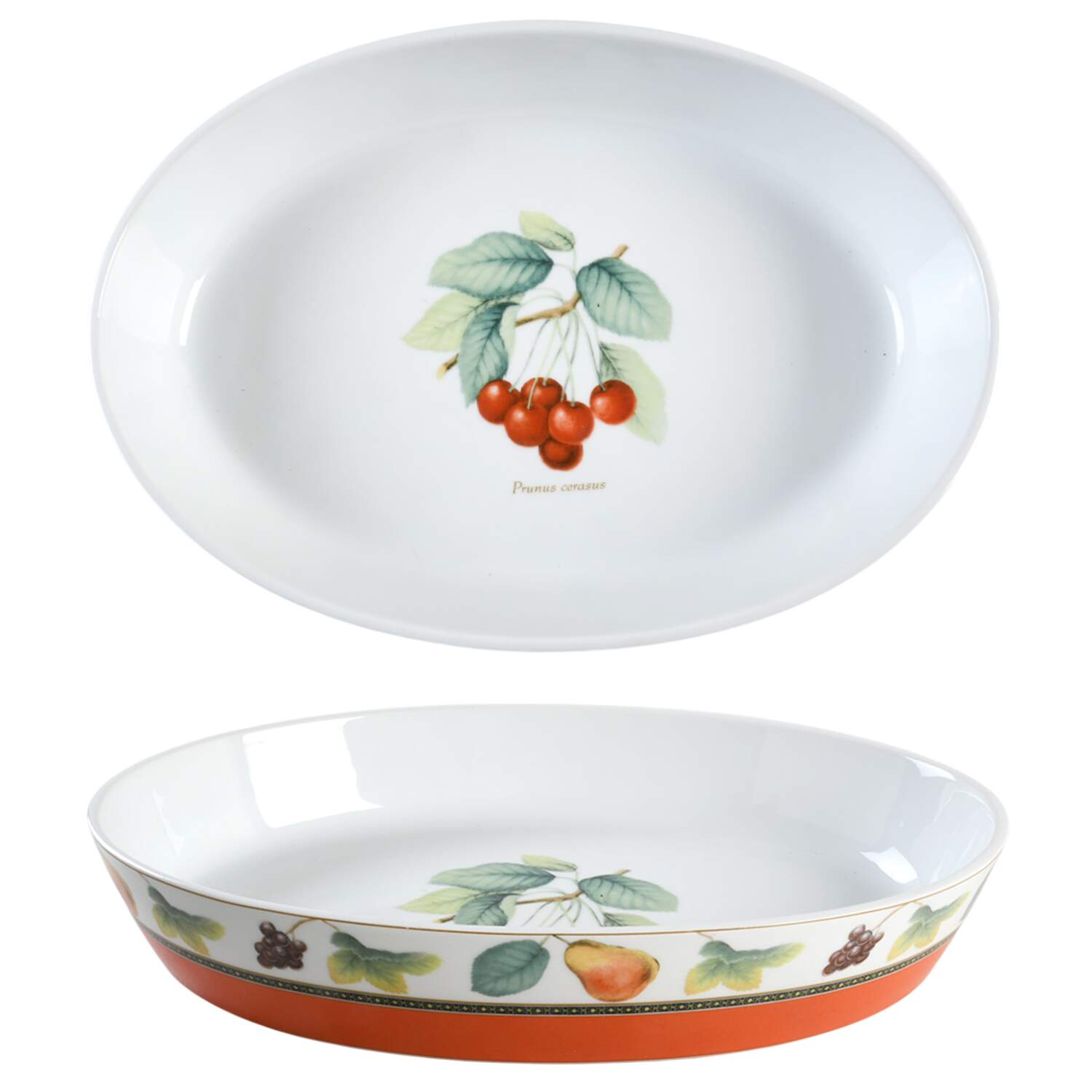 Fruit Odyssey 15" Oval Baker by Mikasa-1