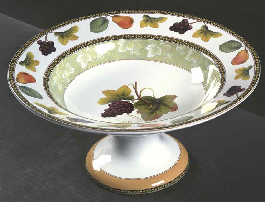 Fruit Odyssey Large Footed Salad Serving Bowl by Mikasa-1