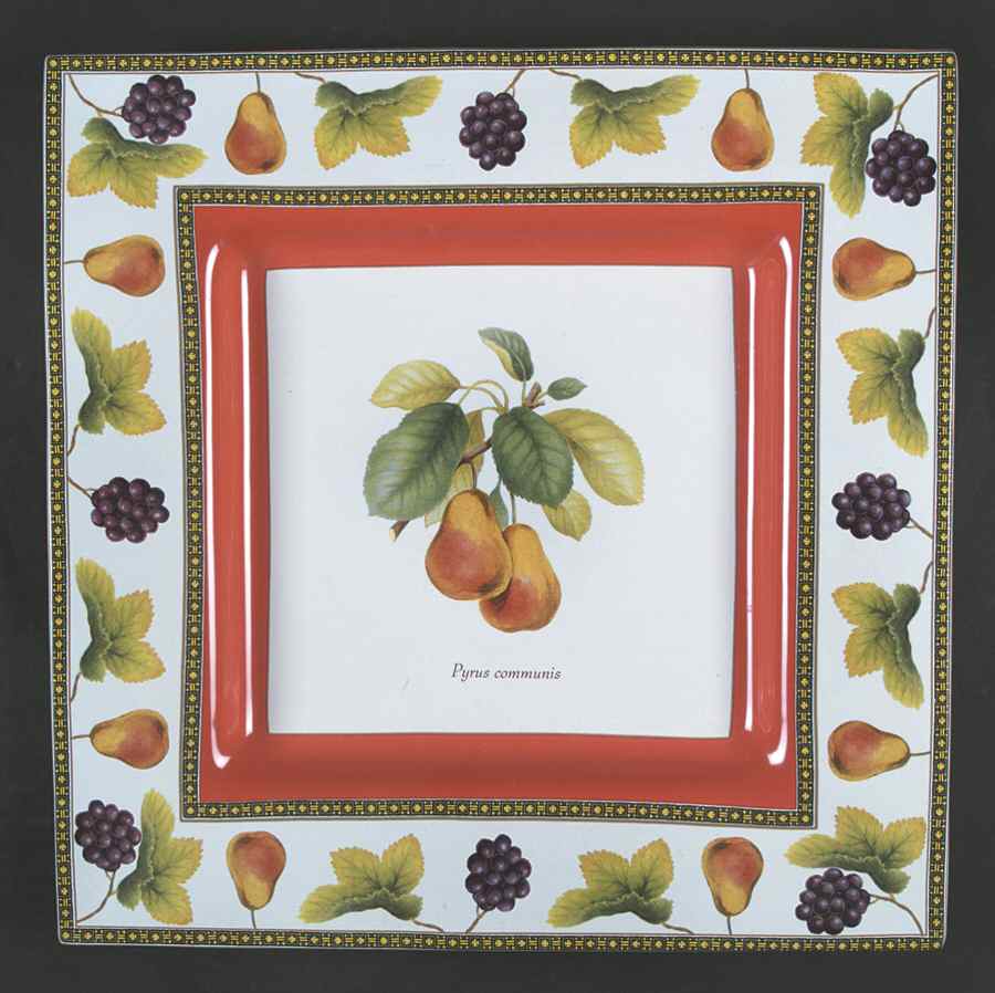Fruit Odyssey 15" Square Serving Platter by Mikasa-1