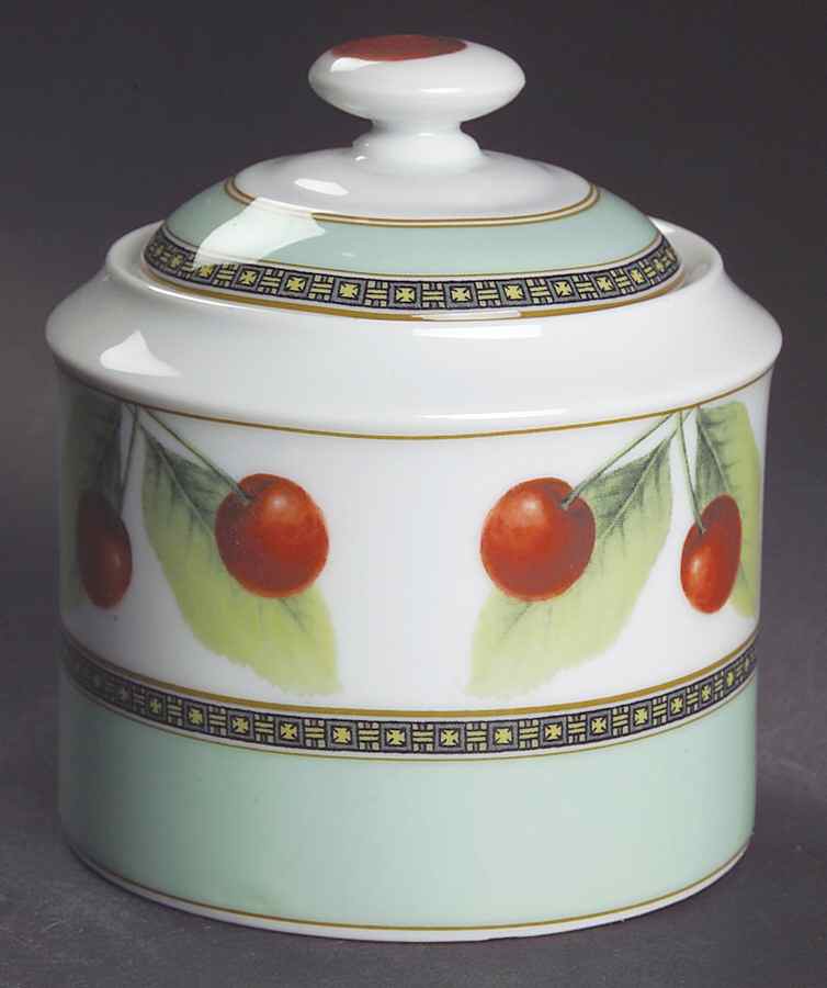 Fruit Odyssey Sugar Bowl & Lid by Mikasa-1