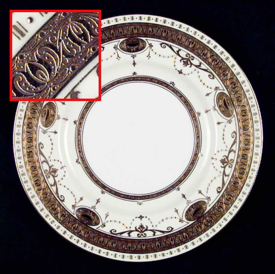 H3655 (White and Gold) Salad Plate by Tiffany-1