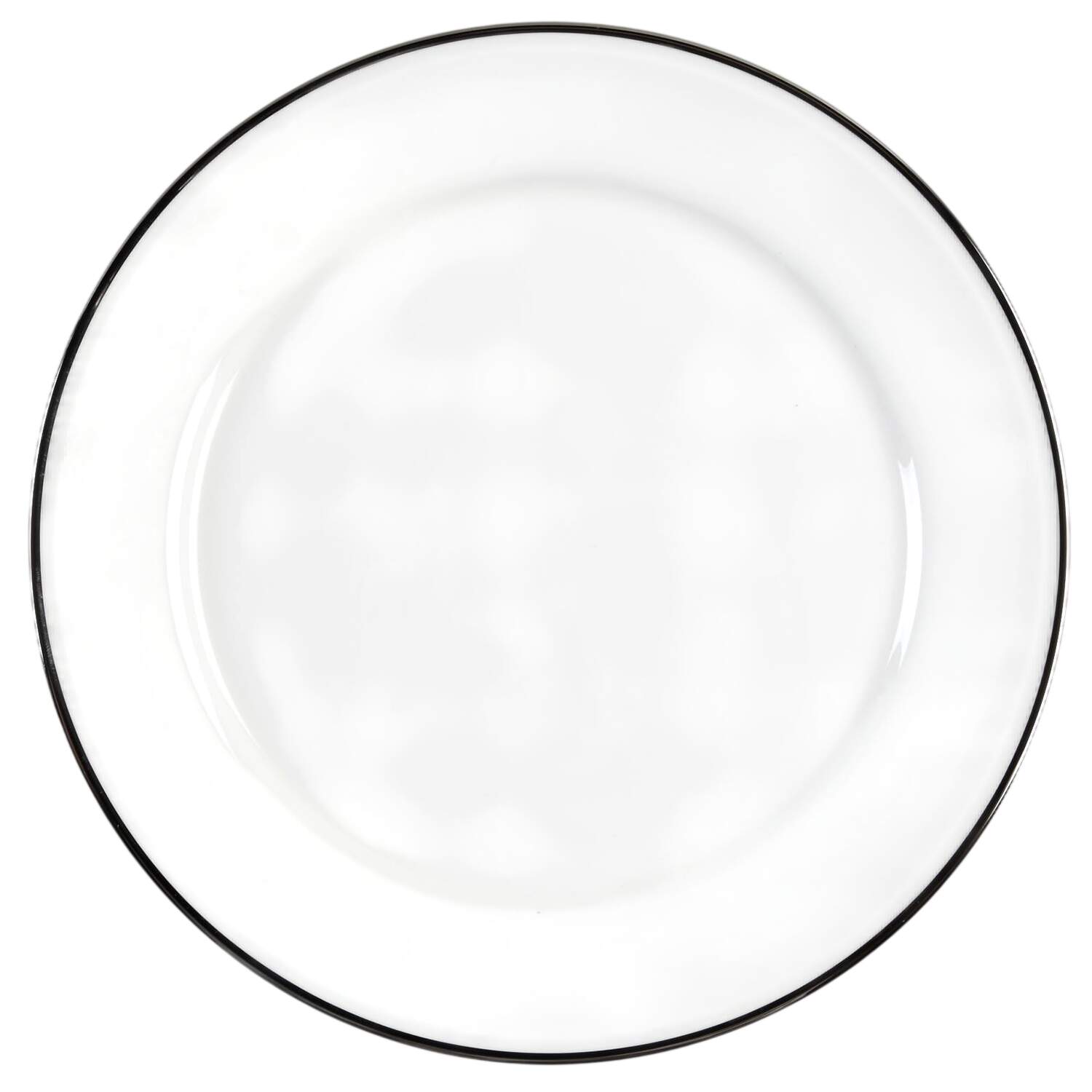 Silver Ring Luncheon Plate by Mikasa-1