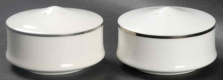 Silver Ring Salt & Pepper Set by Mikasa-1