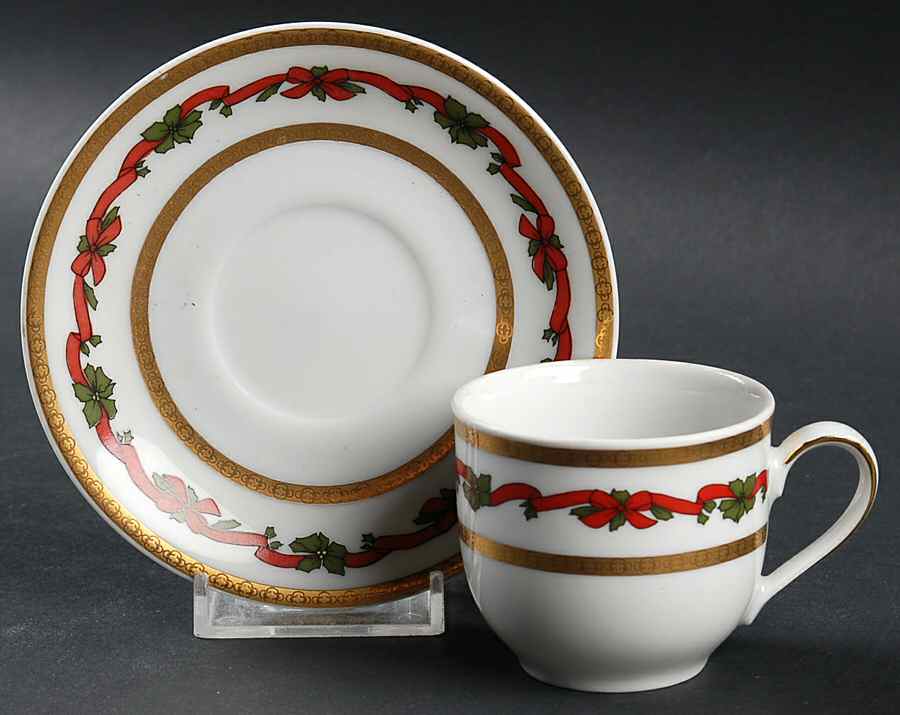 MIT105 Flat Demitasse Cup & Saucer Set by Mitterteich-1