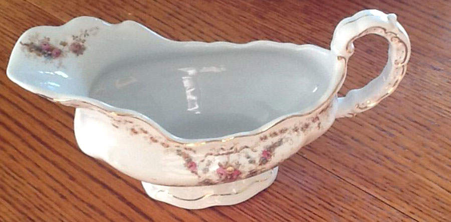 Empire Brown Multicolor Gravy Boat by John Maddock & Sons-1