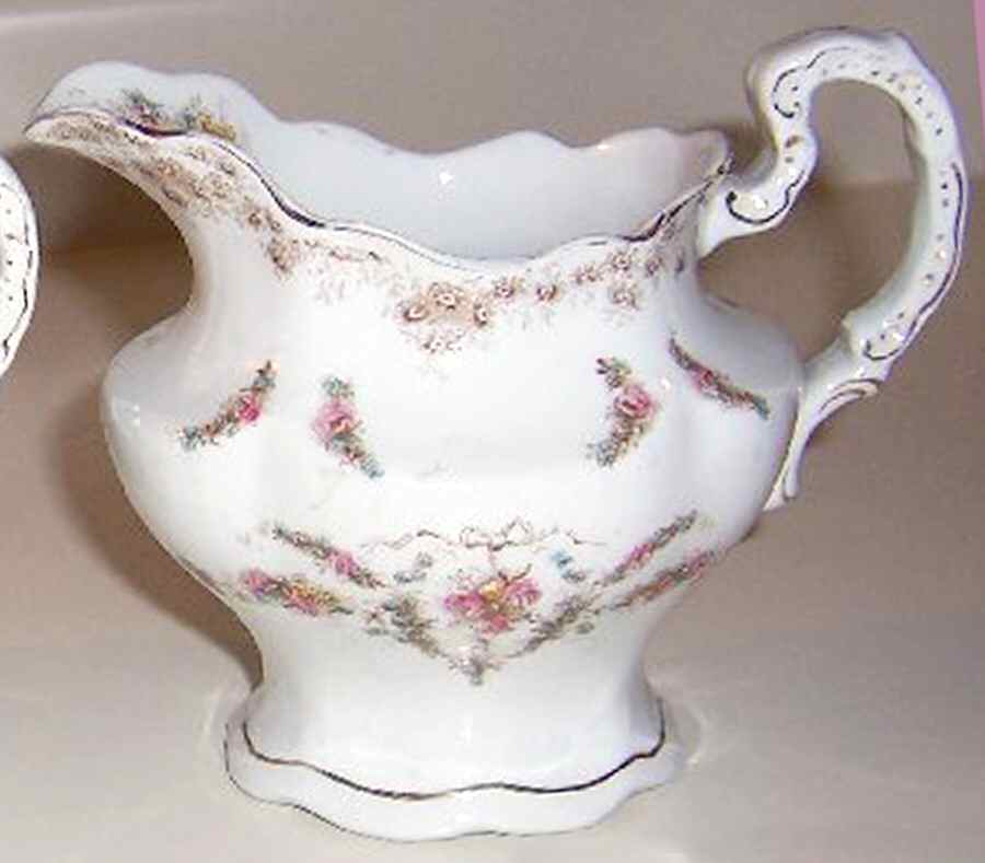 Empire Brown Multicolor Creamer by John Maddock & Sons-1