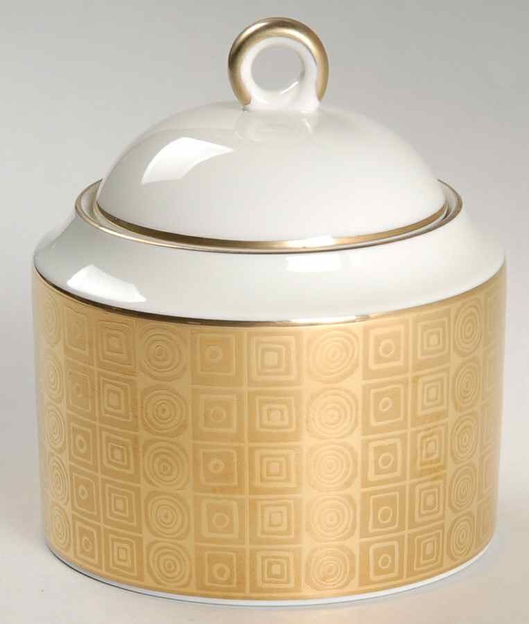 Gotham Gold Sugar Bowl & Lid by Mikasa-1