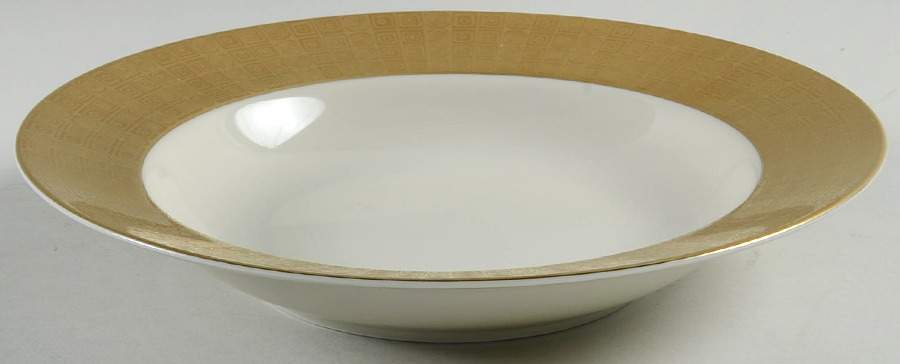 Gotham Gold Rim Soup Bowl by Mikasa-1
