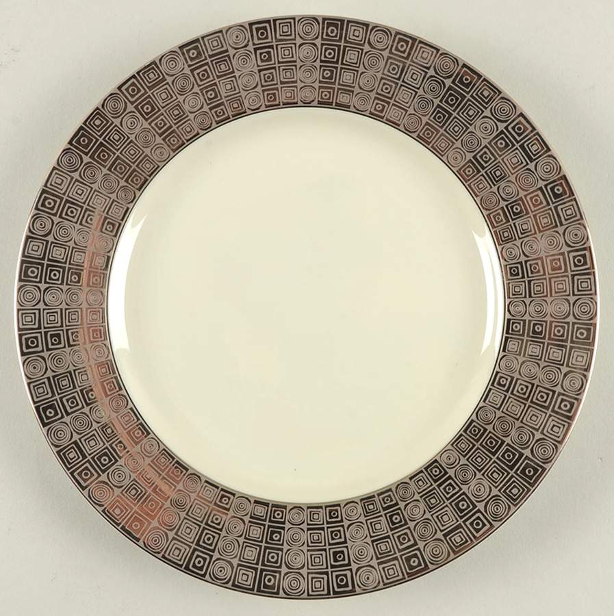 Gotham Silver Salad Plate by Mikasa-1